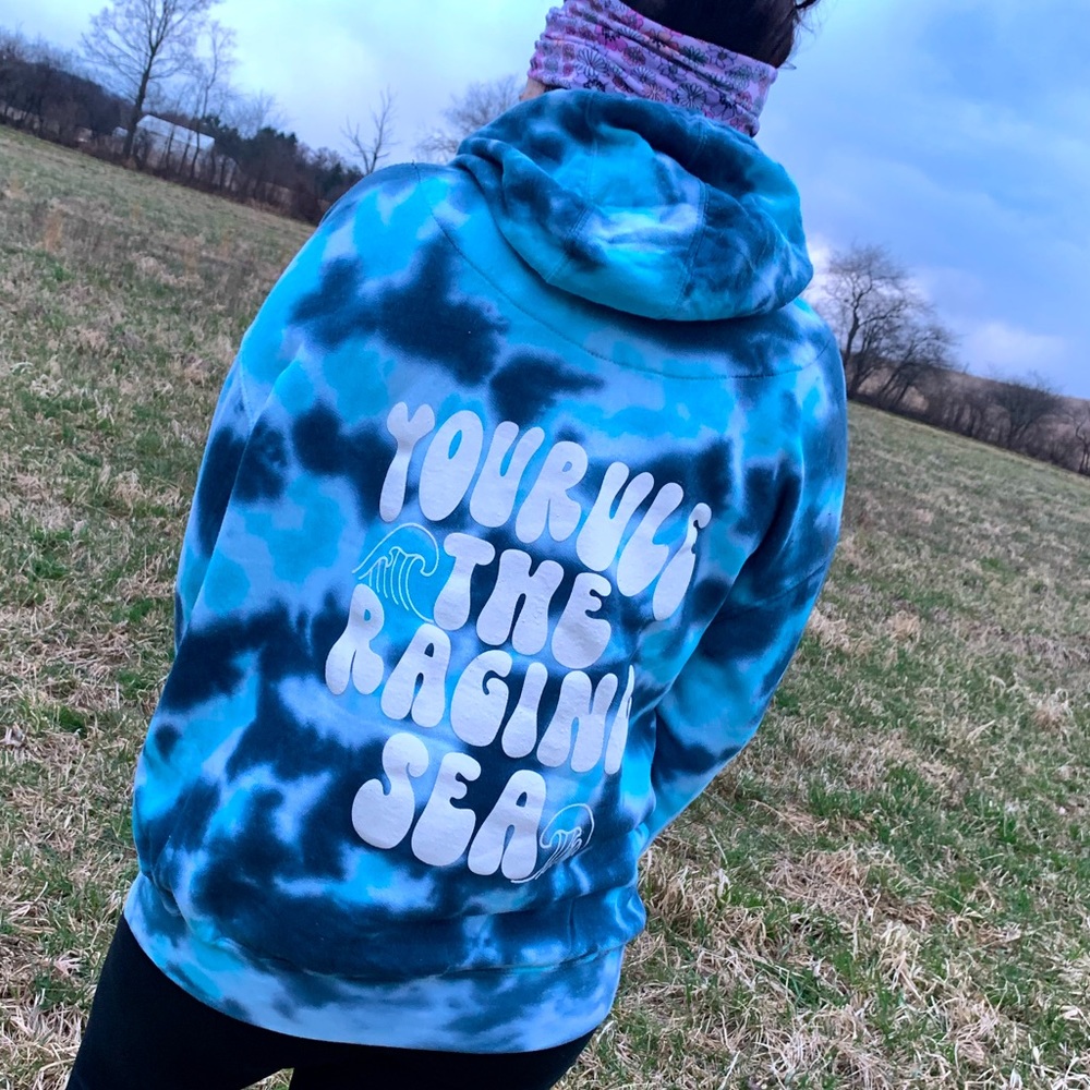 Custom Christian Hoodie Tie Dye Psalm 89:9 Boutique item Women’s Small & Medium